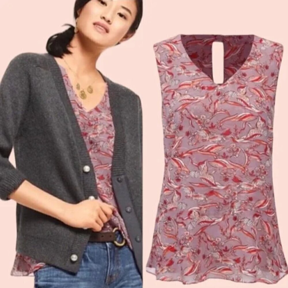 CAbi | Good Luck Sleeveless Blouse